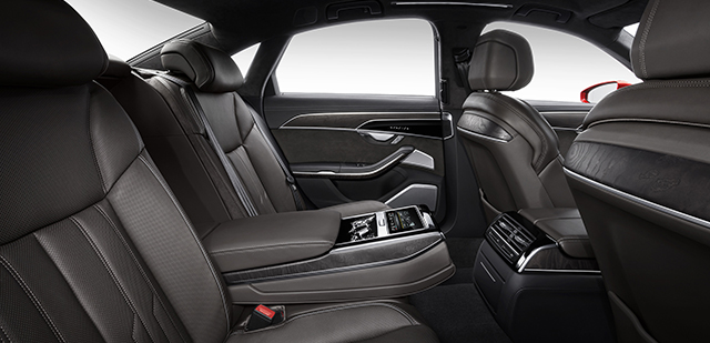Audi A8 - Interior Back - Car Hire Perth - Northside Rentals
